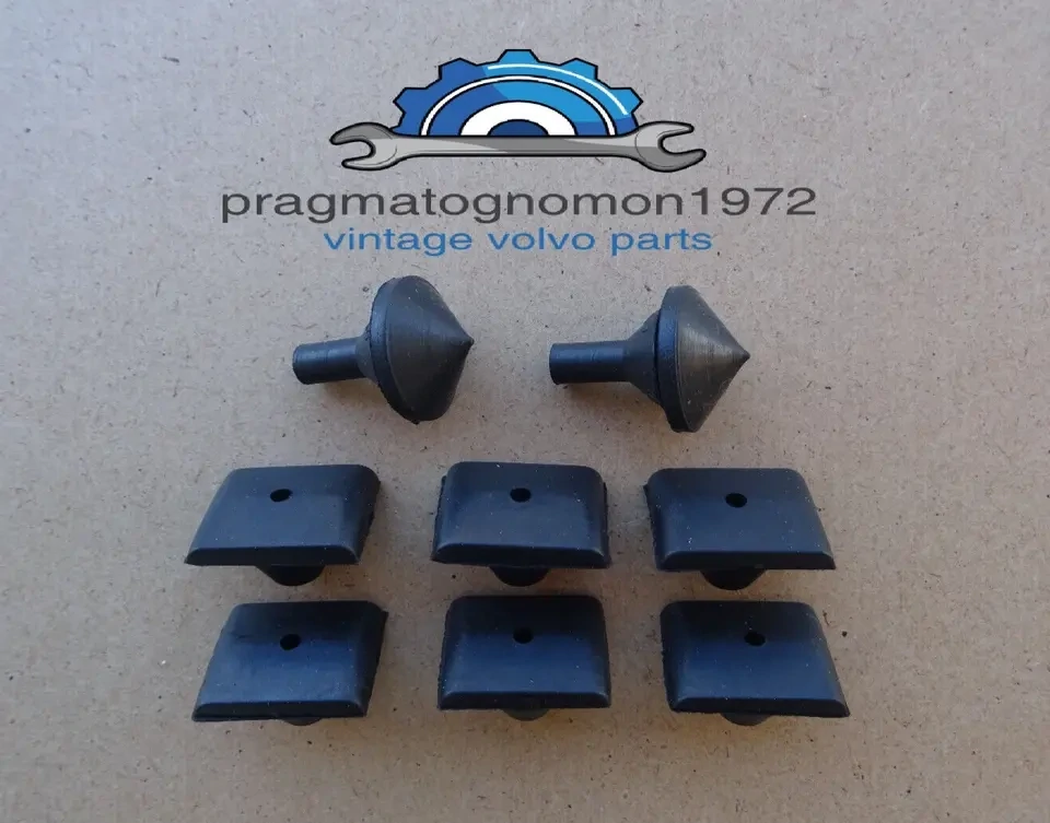 VOLVO AMAZON 121 122 FRONT BONNET RUBBER BUFFERS set