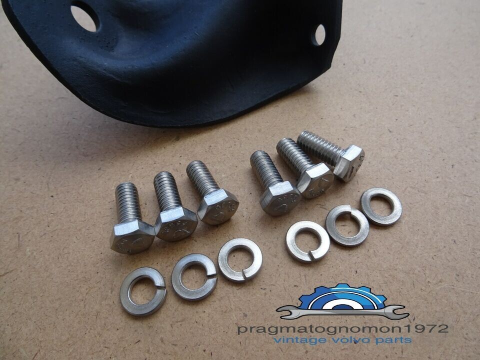 VOLVO AMAZON 121 122 P 1800 ENGINE MOUNT STAINLESS STEEL BOLT SET