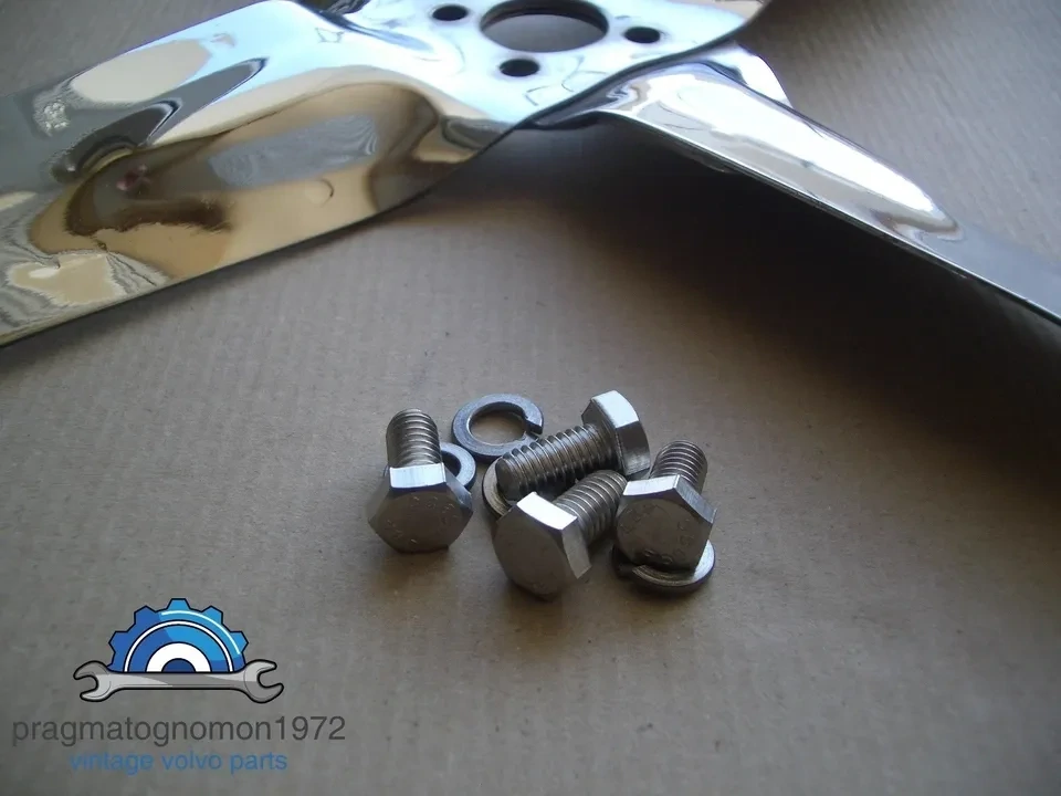 VOLVO AMAZON 121 122 P1800 FAN BLADE STAINLESS STEEL BOLT set