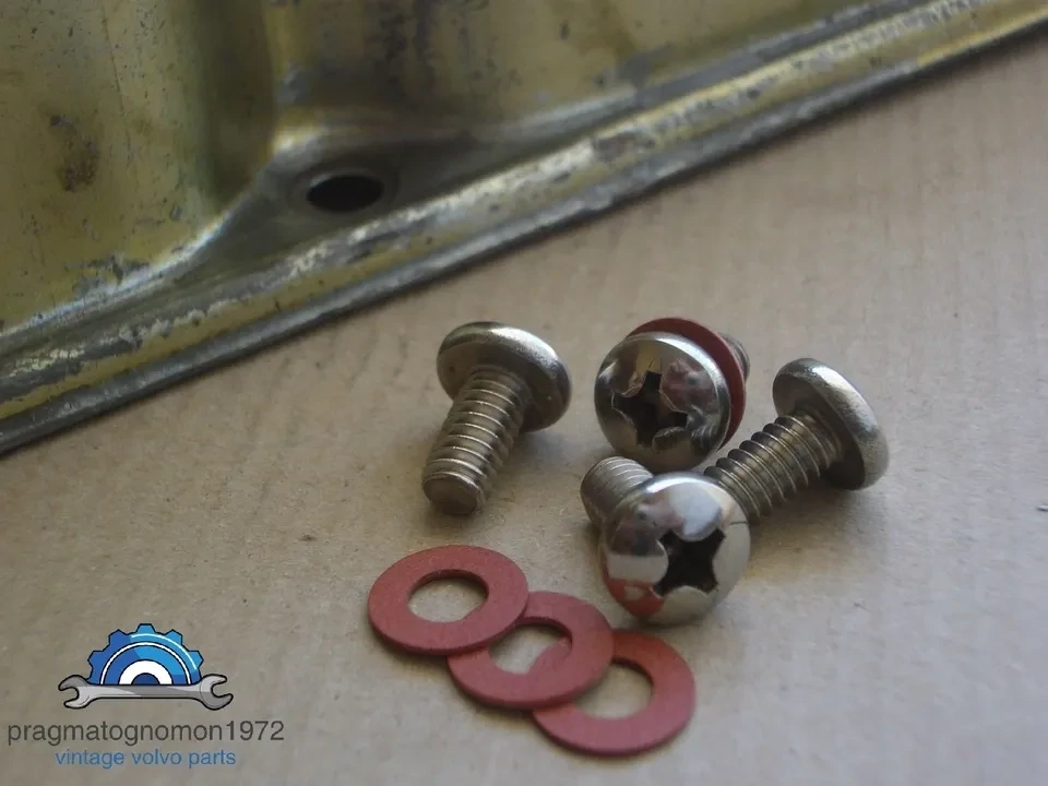 VOLVO AMAZON 121 122 P1800 144 544 VALVE COVER STAINLESS SCREW set