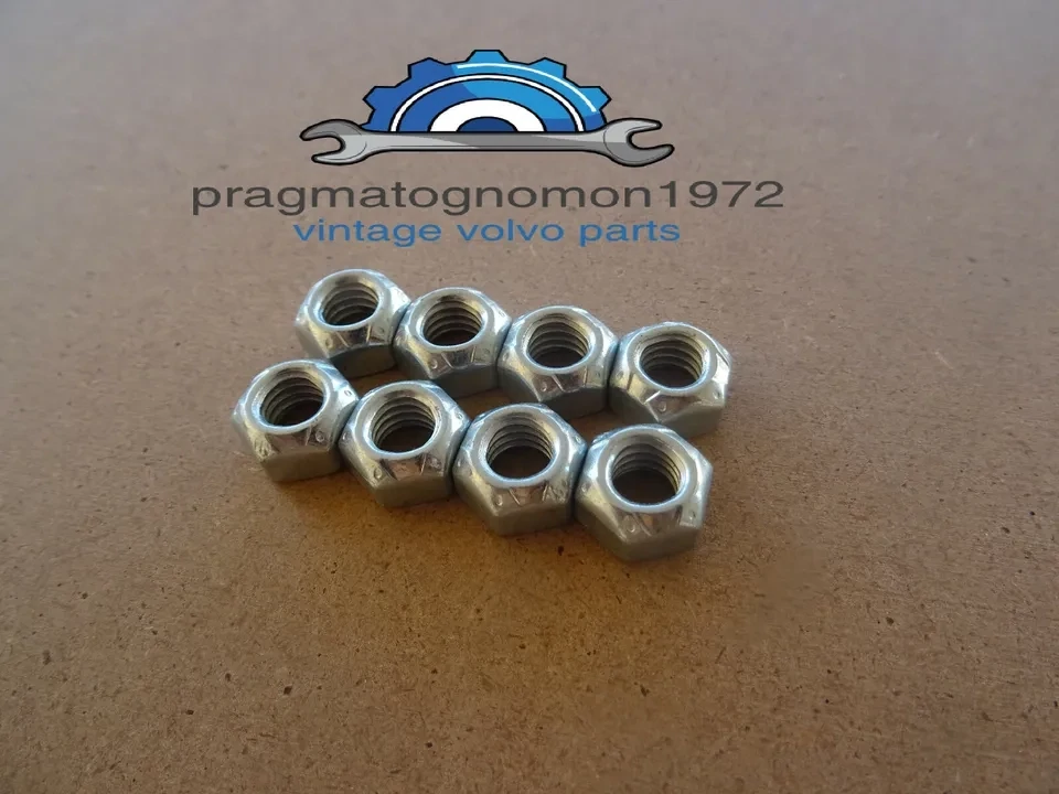 VOLVO AMAZON 121 122 P1800 PV544 HIGH TEMP SU HS6 CARBURATOR LOCK NUTS 8pcs