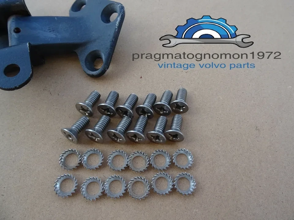 VOLVO AMAZON 121 122 REAR DOORS INSTALLATION SCREW SET STAINLESS STEEL