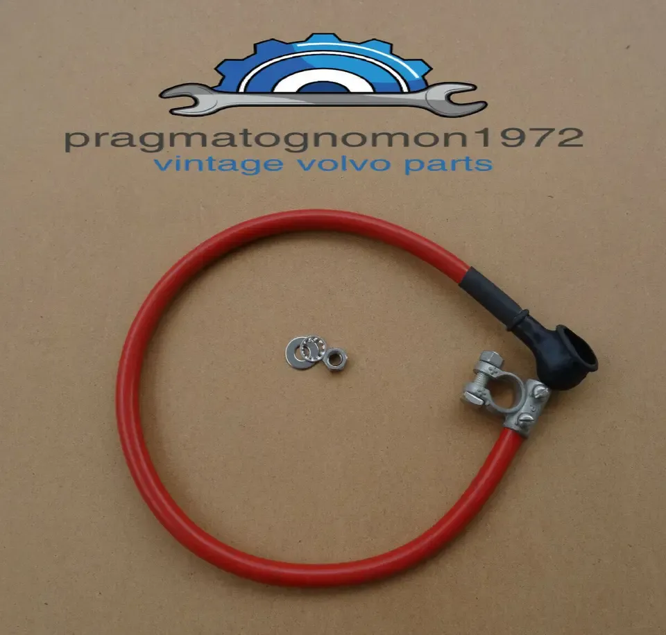 VOLVO PV544 BATTERY CABLE P/N 192216 FOR PV544 CARS WITH B18 B20 ENGINES