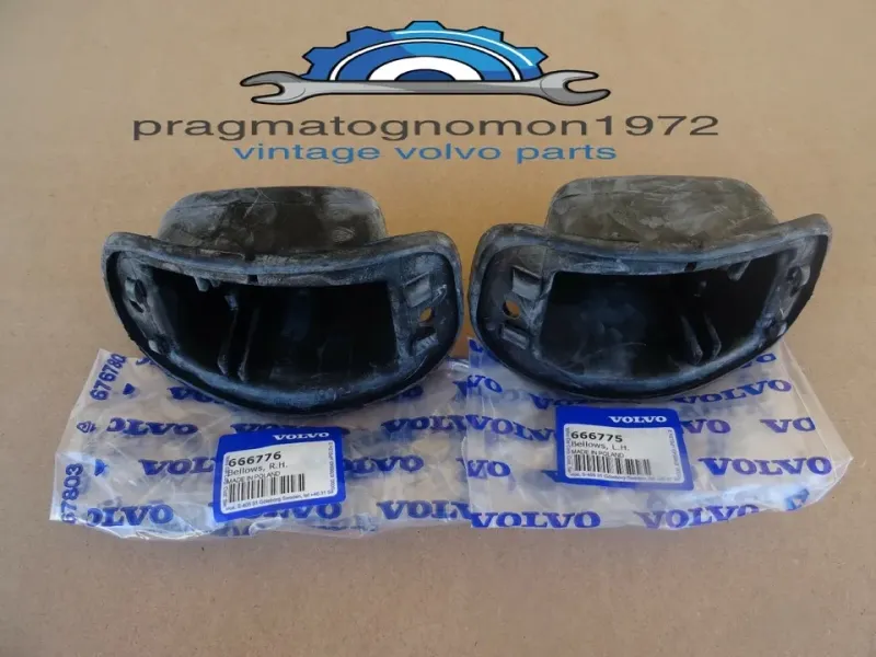 VOLVO AMAZON 121 122 1962-70 FLASHER CASINGS RUBBER L+R GENUINE VOLVO