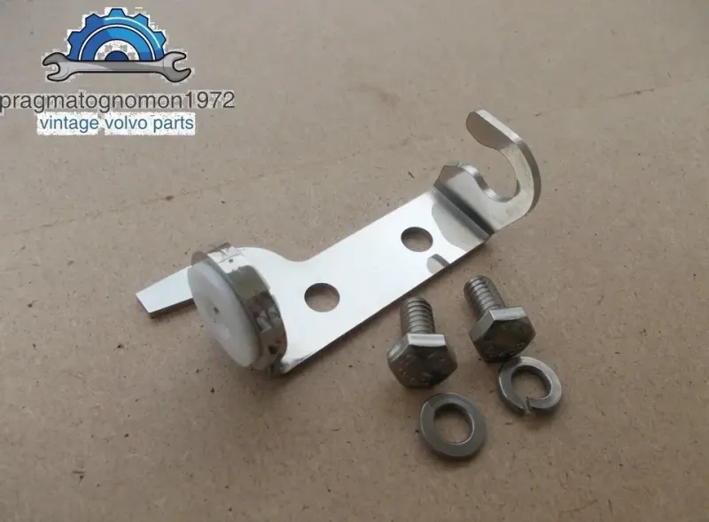 VOLVO AMAZON P1800 CARB LINKAGE ALUMINUM MANIFOLD MOUNT STAINLESS STEEL set