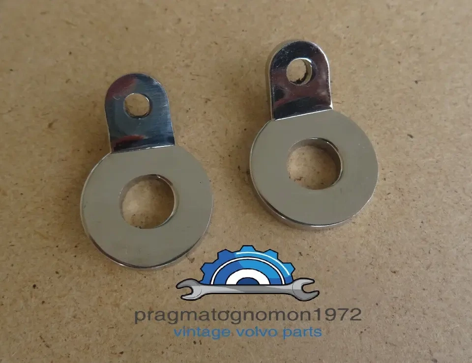 VOLVO AMAZON 122 121 P1800 PV544 WASHERS MANIFOLD STAINLESS STEEL 2pcs set