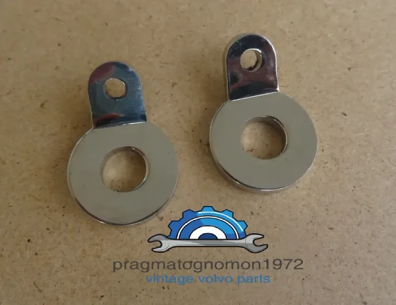 VOLVO AMAZON 122 121 P1800 PV544 WASHERS MANIFOLD STAINLESS STEEL 2pcs set