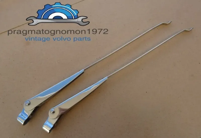 VOLVO 673189 AMAZON 121 122 WIPER ARMS STAINLESS STEEL set 2pcs