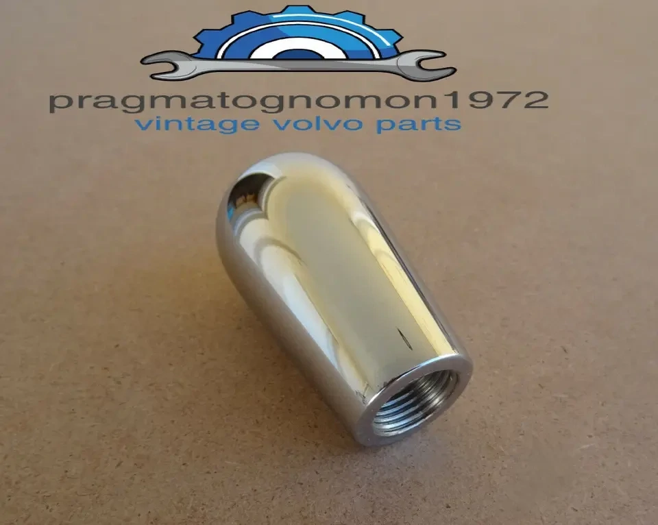VOLVO P1800 GEAR SHIFT KNOB CHROME PLATED