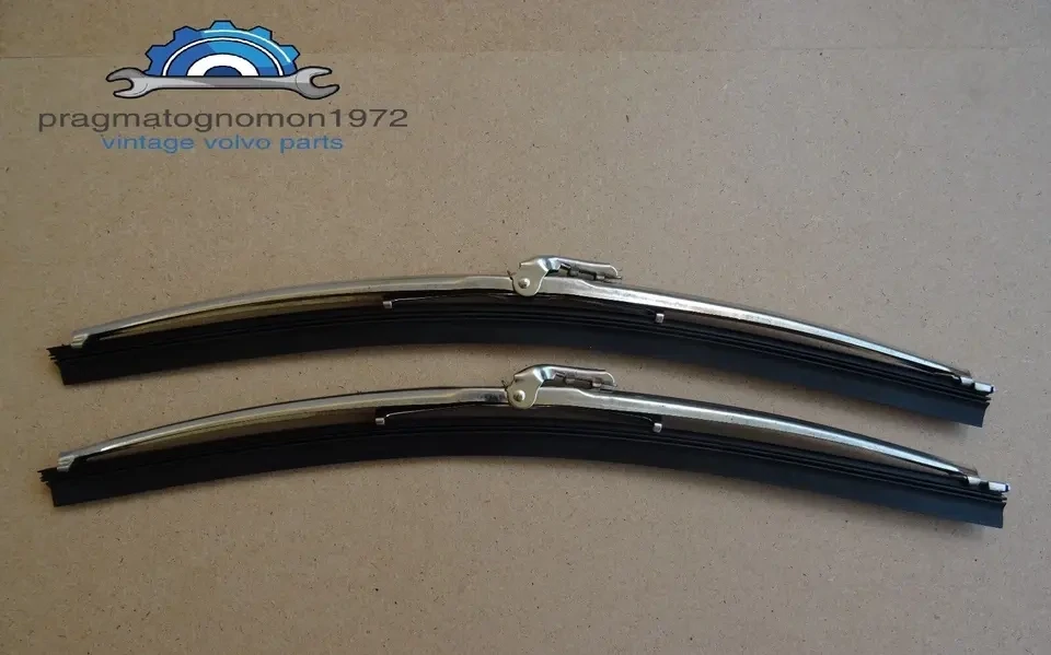 VOLVO 673193 P1800 WIPER BLADES SET STAINLESS STEEL for 7mm wiper arm