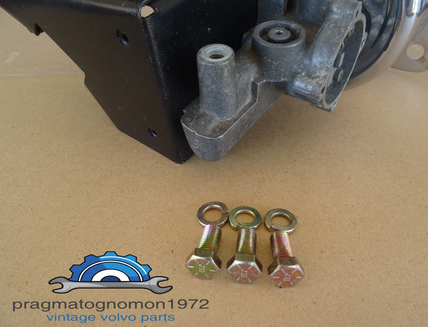 VOLVO AMAZON P1800 GIRLING BRAKE BOOSTER MOUNT BOLT SET GRADE 8 ZINC PLATED