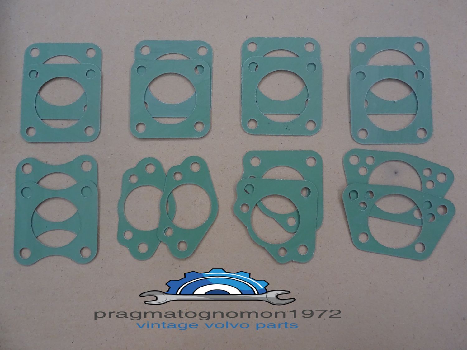 VOLVO CARB AIR FILTERS GASKET SET AMAZON P1800 PV544 140