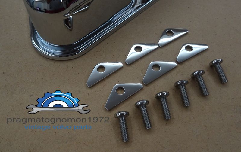 VOLVO 164 VALVE COVER HOLD DOWN STAINLESS STEEL set