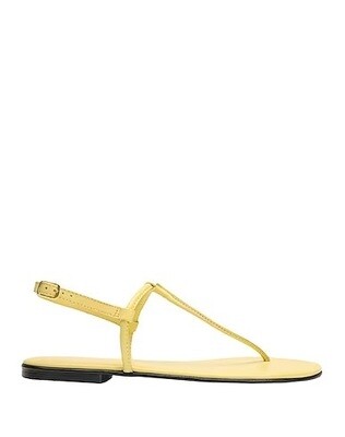 8 by YOOX LEATHER FLAT THONG SANDAL