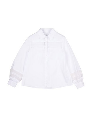 ERMANNO SCERVINO JUNIOR Solid colour shirts &amp; blouses