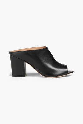 SERGIO ROSSI Scarlett leather mules
