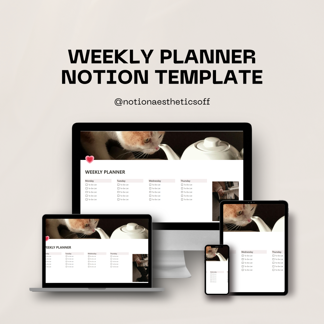 Ultimate Weekly Planner Notion Template