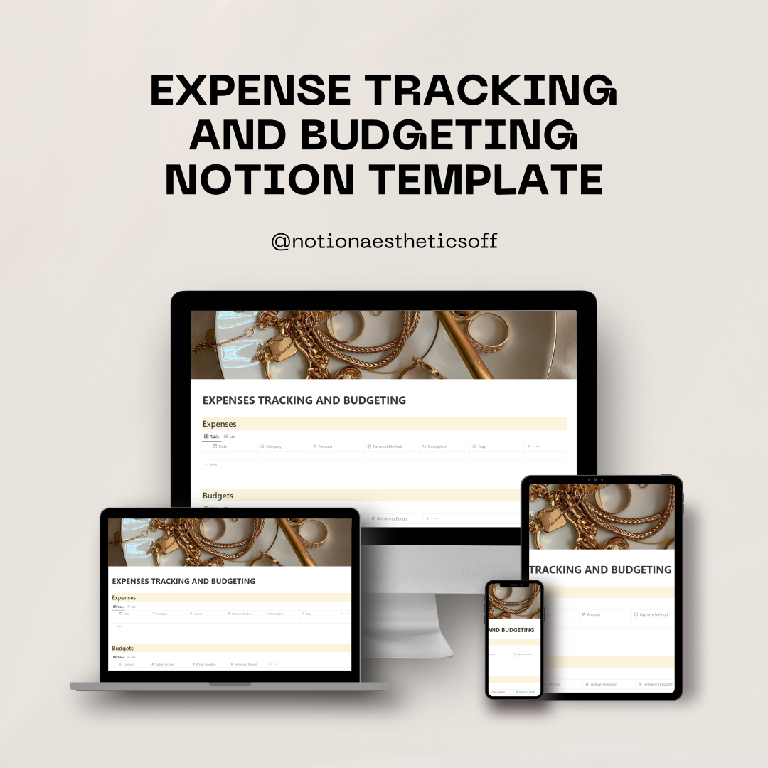 Expense Tracking and Budgeting Notion Template