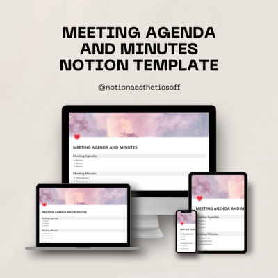 Meeting Agenda and Minutes Notion Template
