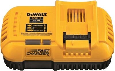 DCB118 CARGADOR FLEXVOLT PARA BARERIAS DE 20 Y 60 VOLTS