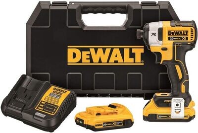 DCF887D2 ATORNILLADOR DE IMPACTO XR INALAMBRICO DE 20 VOLTS
