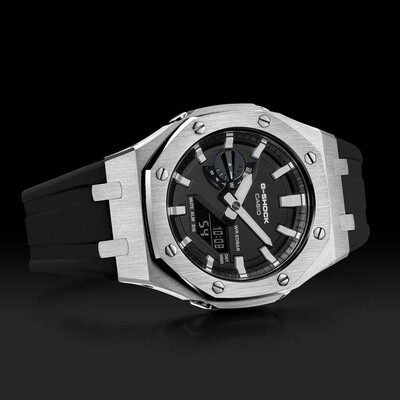 G Shock GA2100 Casioak Custom Black