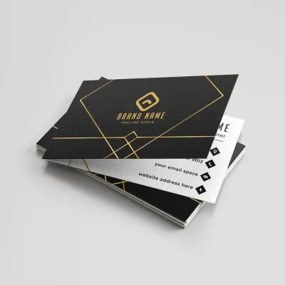 Folded Business Cards