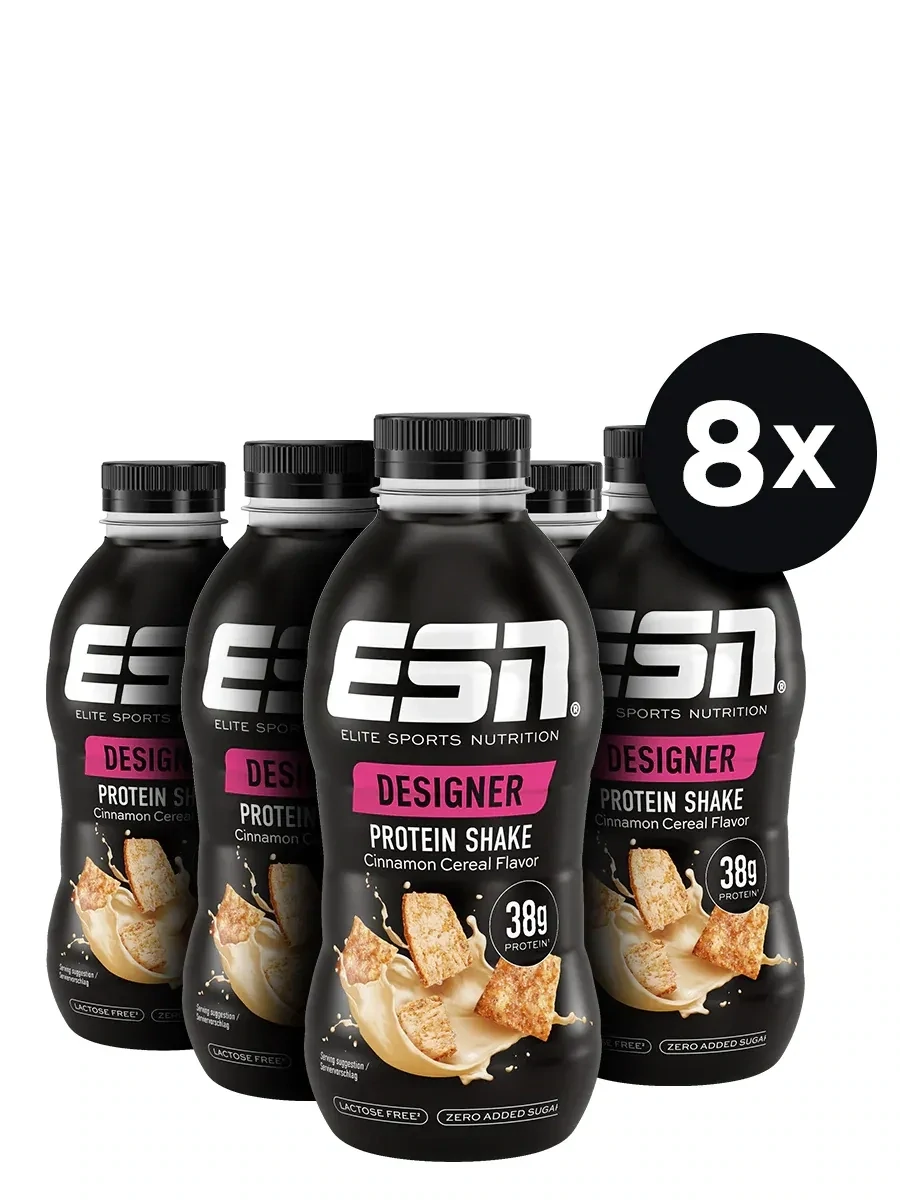 ESN Designer Protein Shake RTD, 8 x 476ml