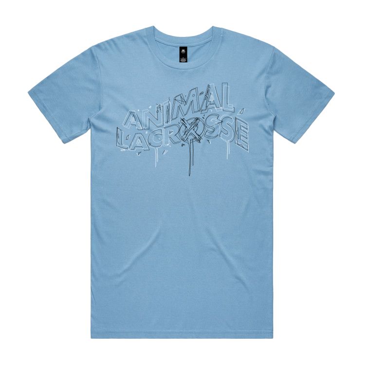 Animal Lacrosse Drip Scribble Tee - Available in multiple colors