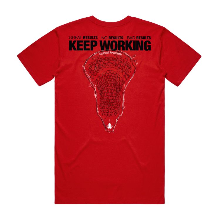 Animal Lacrosse KEEP WORKING Scribble Tee - Available in multiple colors