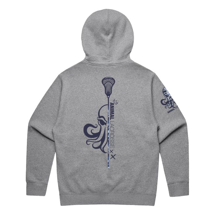 Animal Lacrosse Blue Camo Four Youth Hoodie