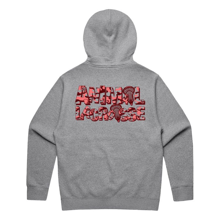 Animal Lacrosse Red Camo One Youth Hoodie