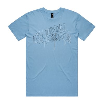 Animal Lacrosse Drip Scribble Tee - Available in multiple colors