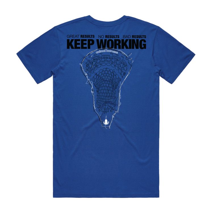 Animal Lacrosse KEEP WORKING Scribble Tee