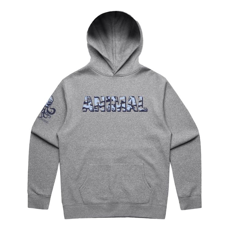 Animal Lacrosse Blue Camo Two Youth Hoodie