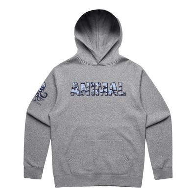 Animal Lacrosse Blue Camo Two Youth Hoodie