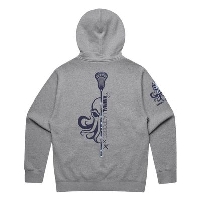 Animal Lacrosse Blue Camo Four Youth Hoodie