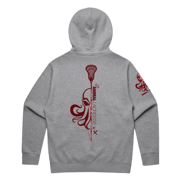 Animal Lacrosse Red Camo Four Youth Hoodie