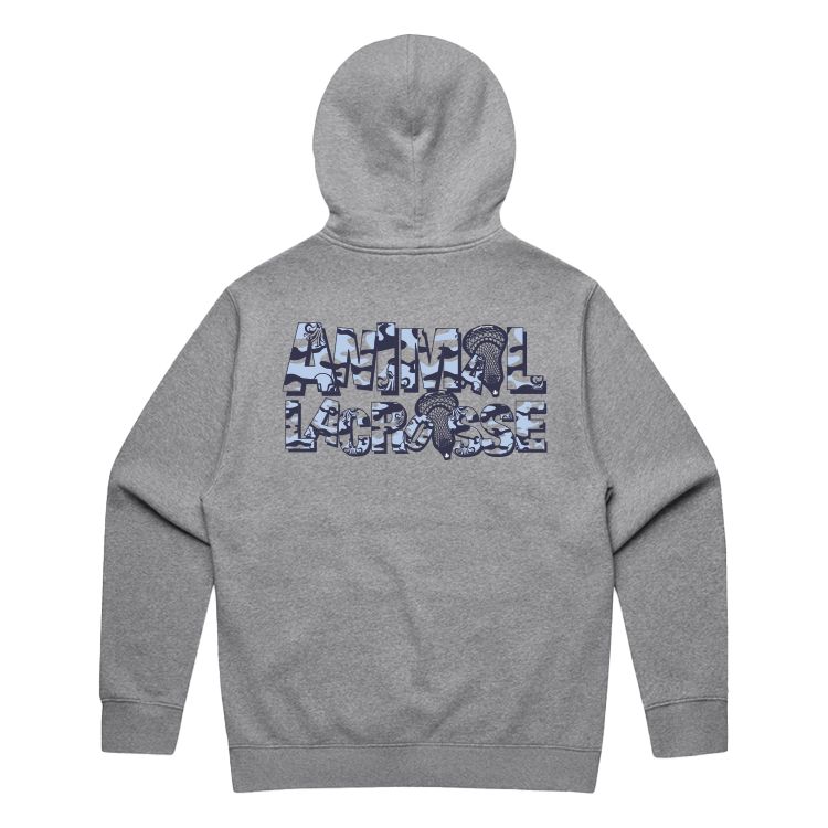 Animal Lacrosse Blue Camo One Youth Hoodie