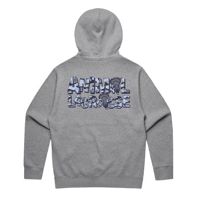 Animal Lacrosse Blue Camo One Youth Hoodie