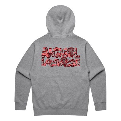 Animal Lacrosse Red Camo One Youth Hoodie