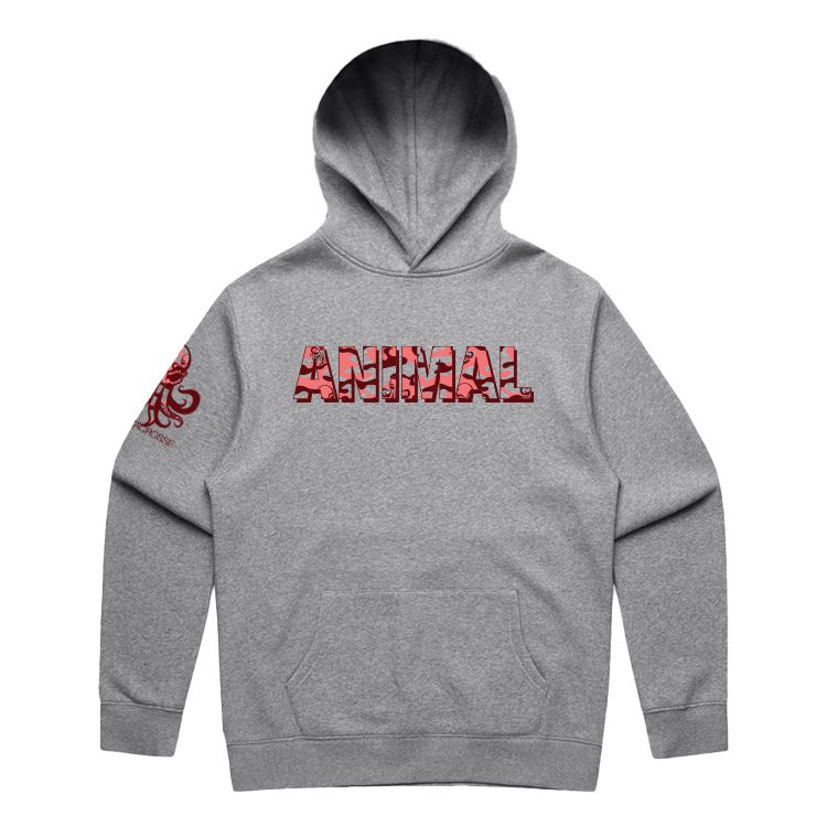 Animal Lacrosse Red Camo Two Youth Hoodie