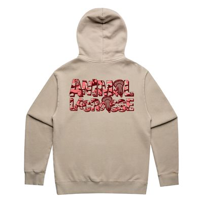 Animal Lacrosse Red Camo One Adult Hoodie