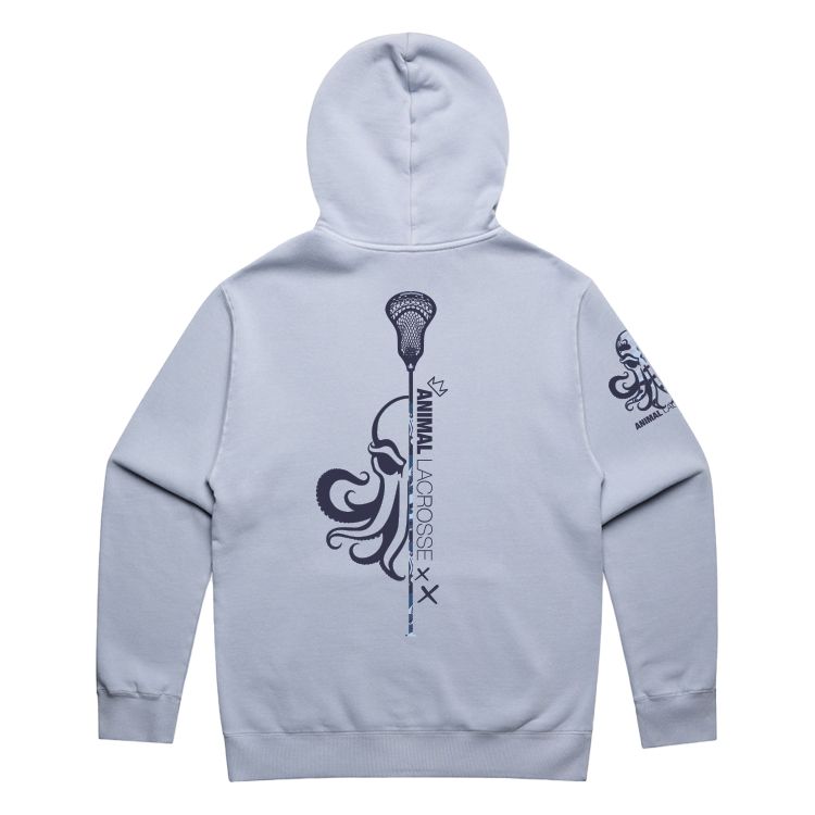 Animal Lacrosse Blue Camo Four Adult Hoodie