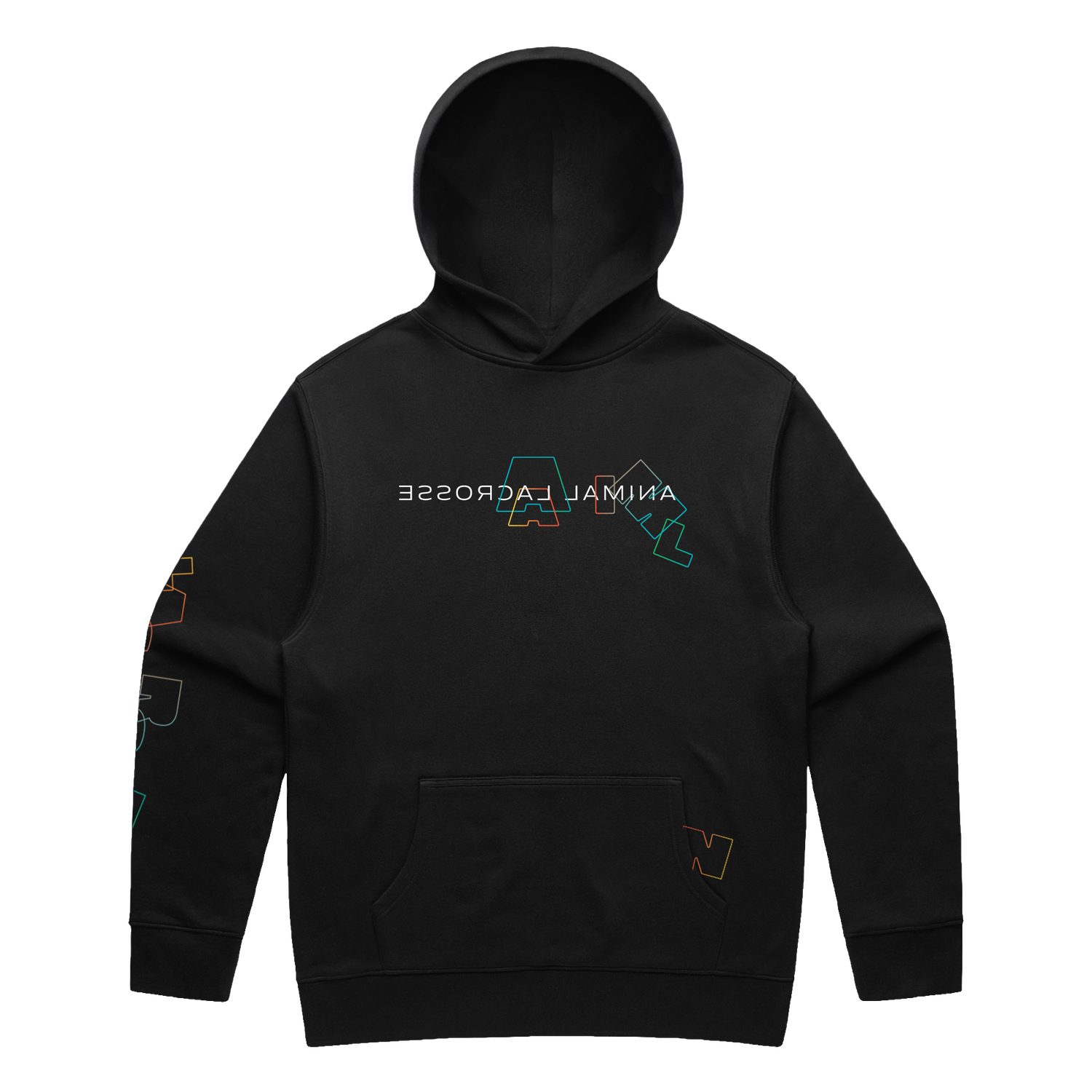 Animal Lacrosse Outlines - Reverse