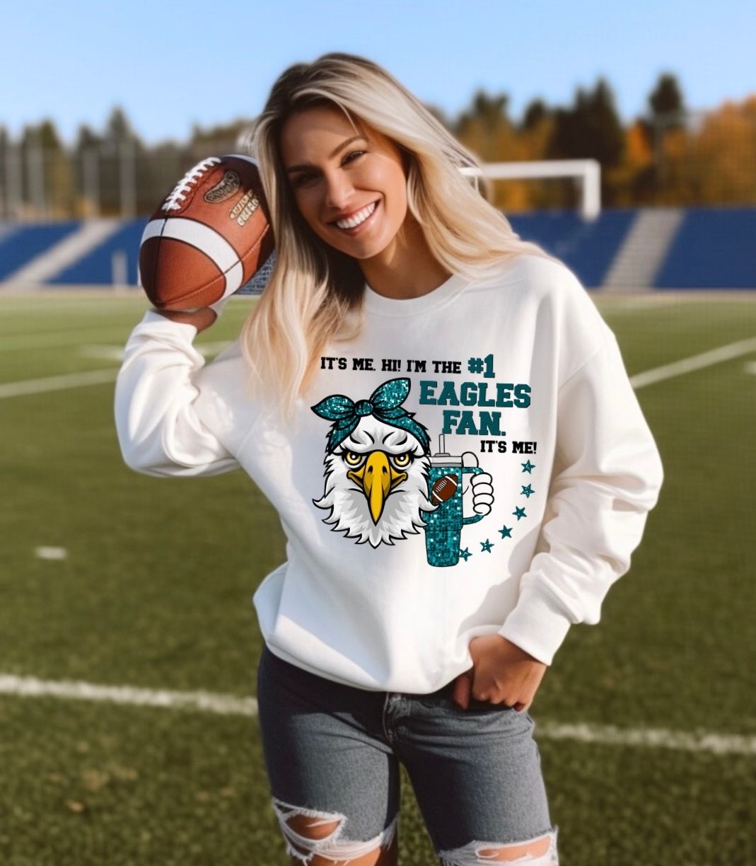IT’S ME. HI! I’M THE #1 EAGLES FAN. IT’S ME!