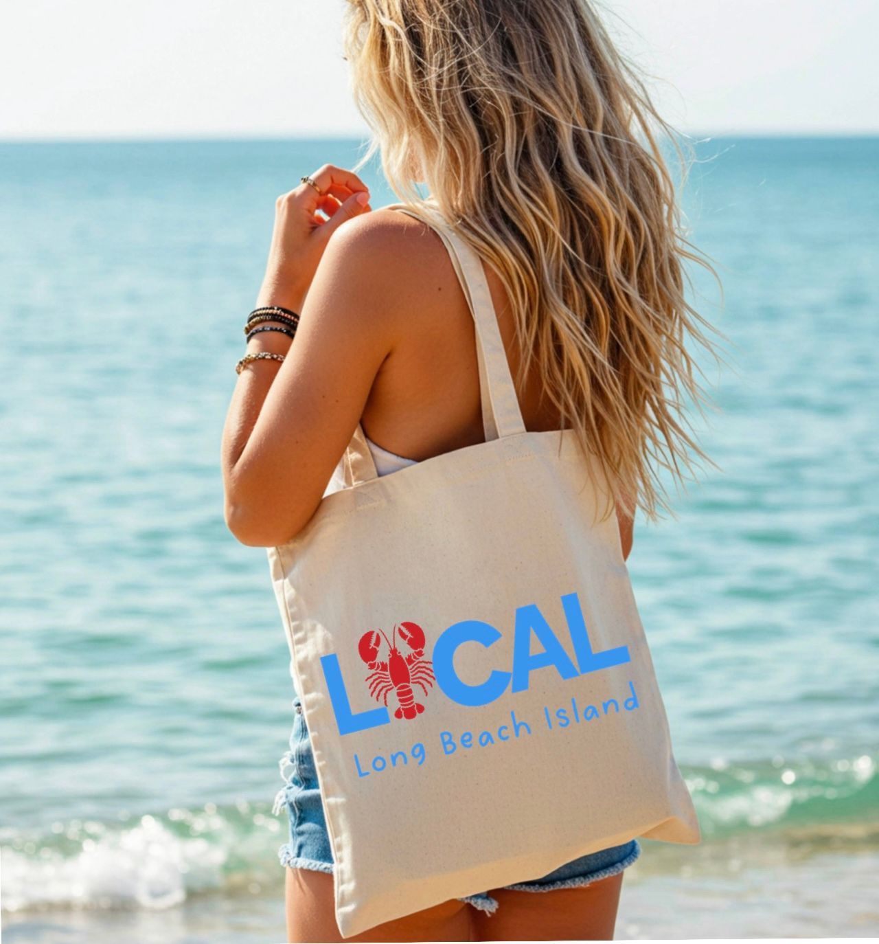 LOCAL LOBSTER LONG BEACH ISLAND TOTE