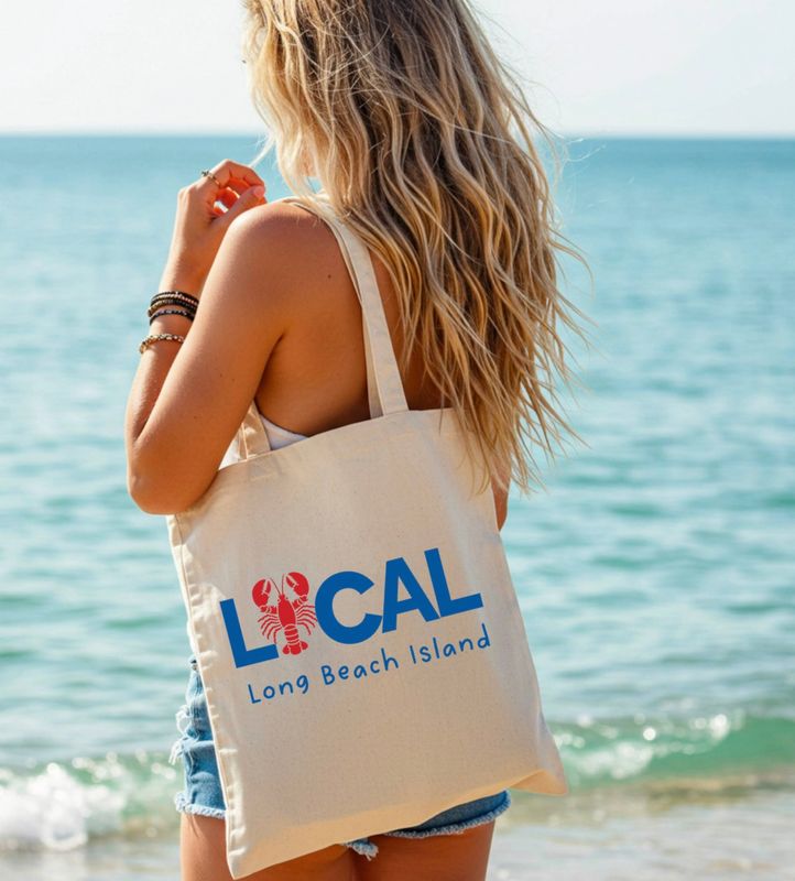 LOCAL LOBSTER LONG BEACH ISLAND TOTE