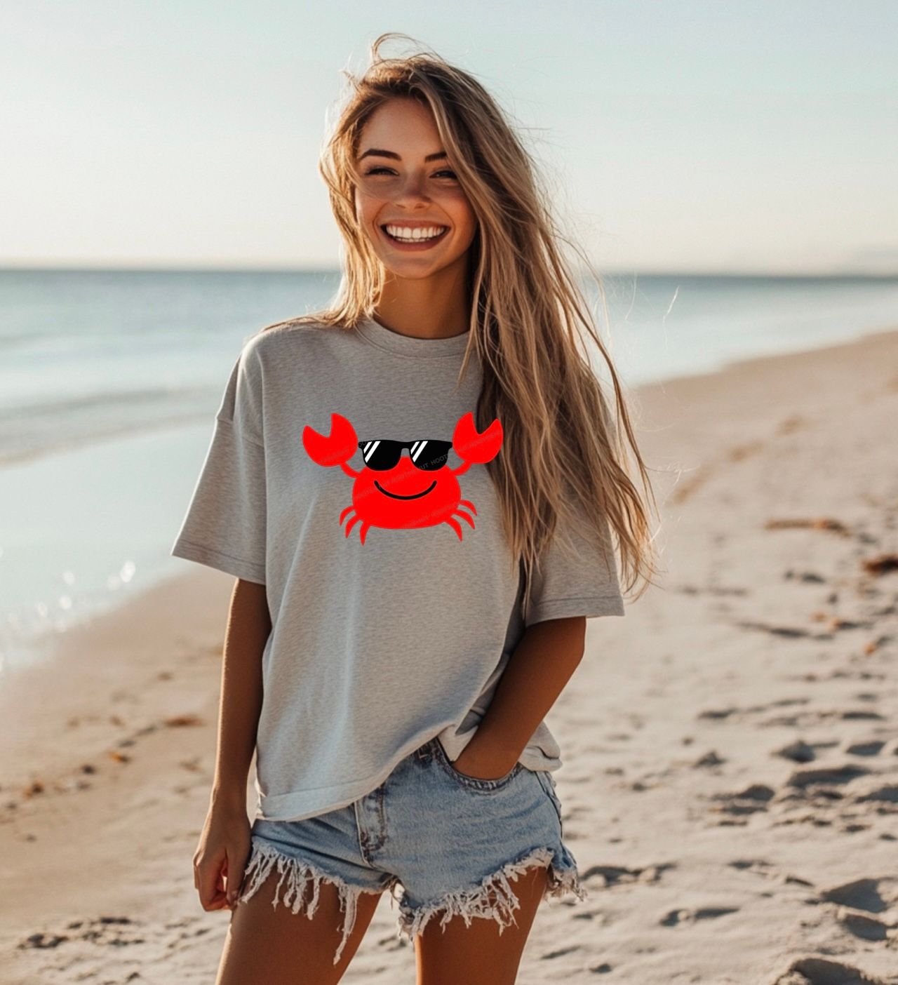 CRAB WITH SUNGLASSES