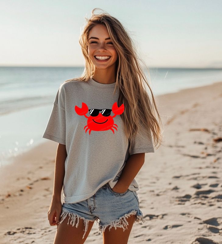 CRAB WITH SUNGLASSES